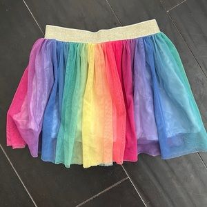 Oshkosh rainbow tulle skirt